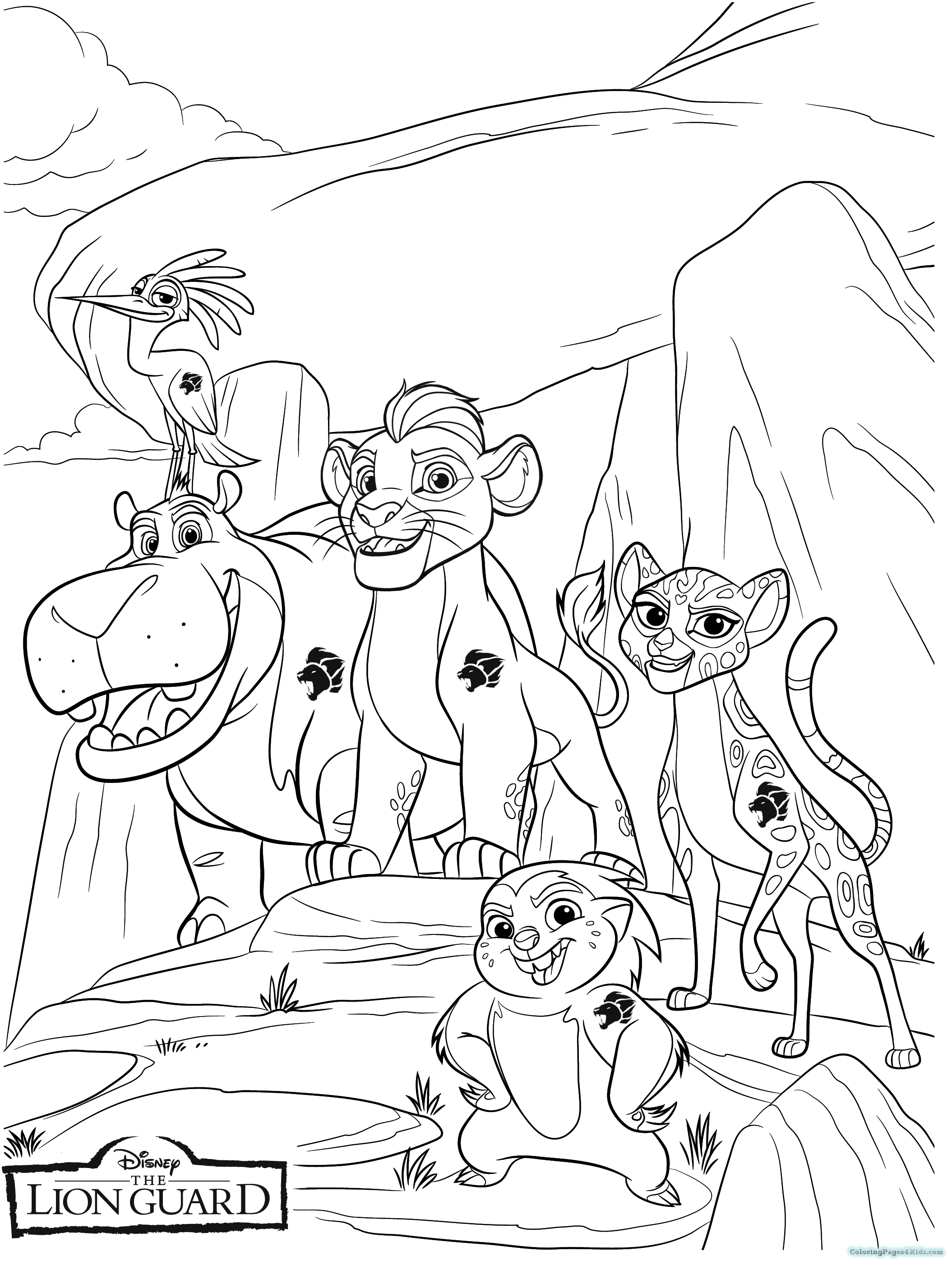 2110x2805 Coloring Pages Of The Lion Guard For Kids