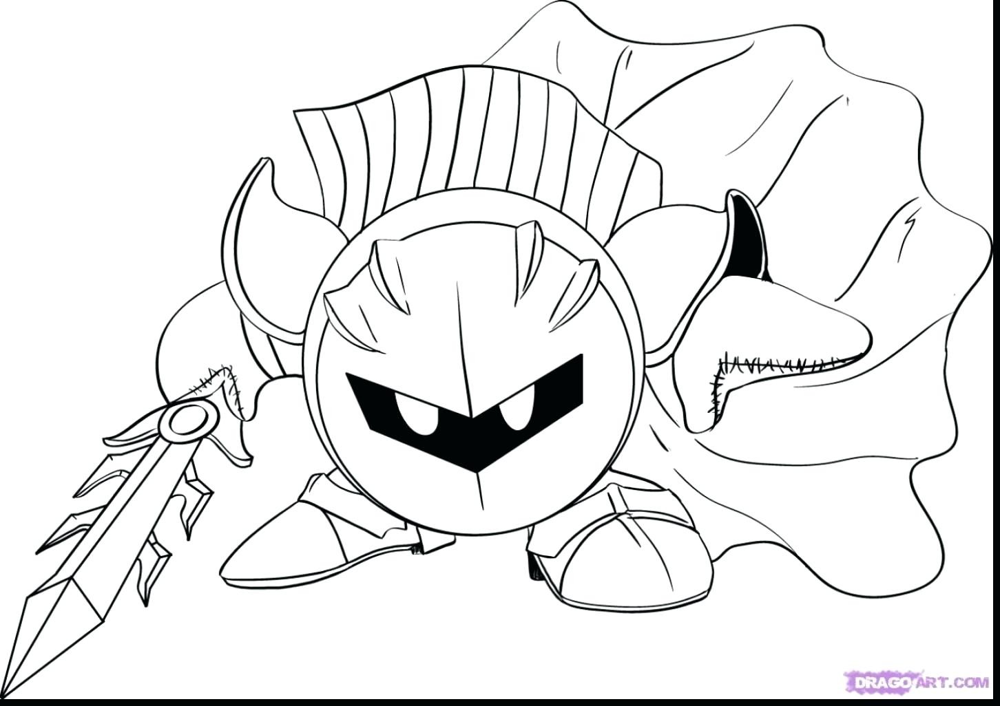 Kirby Meta Knight Coloring Pages Printable New Nintendo Kirby 1452x1026 Kirby Meta Knight Coloring Pages Printable New Nintendo Kirby