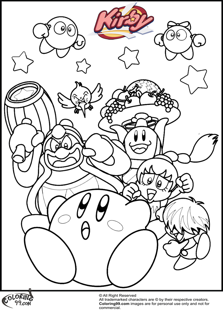 Attractive Design Kirby Coloring Pages 2 To Print Printable 750x1050 Attractive Design Kirby Coloring Pages 2 To Print Printable