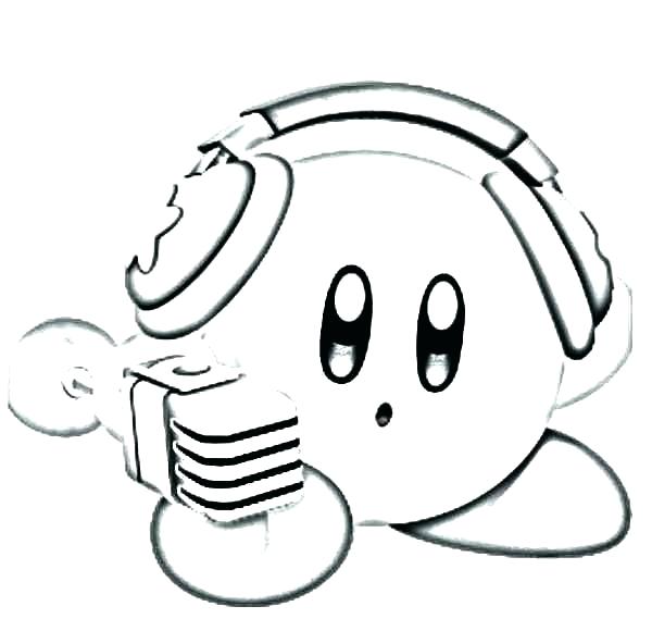 Coloring Kirby Coloring Pages 600x580 Coloring Kirby Coloring Pages
