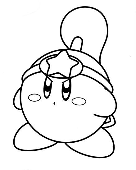 Free Printable Kirby Coloring Pages For Kids Free Printable 438x547 Free Printable Kirby Coloring Pages For Kids Free Printable
