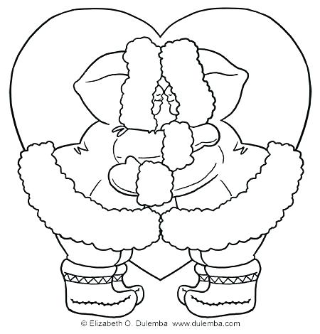 450x470 Hershey Kiss Coloring Page