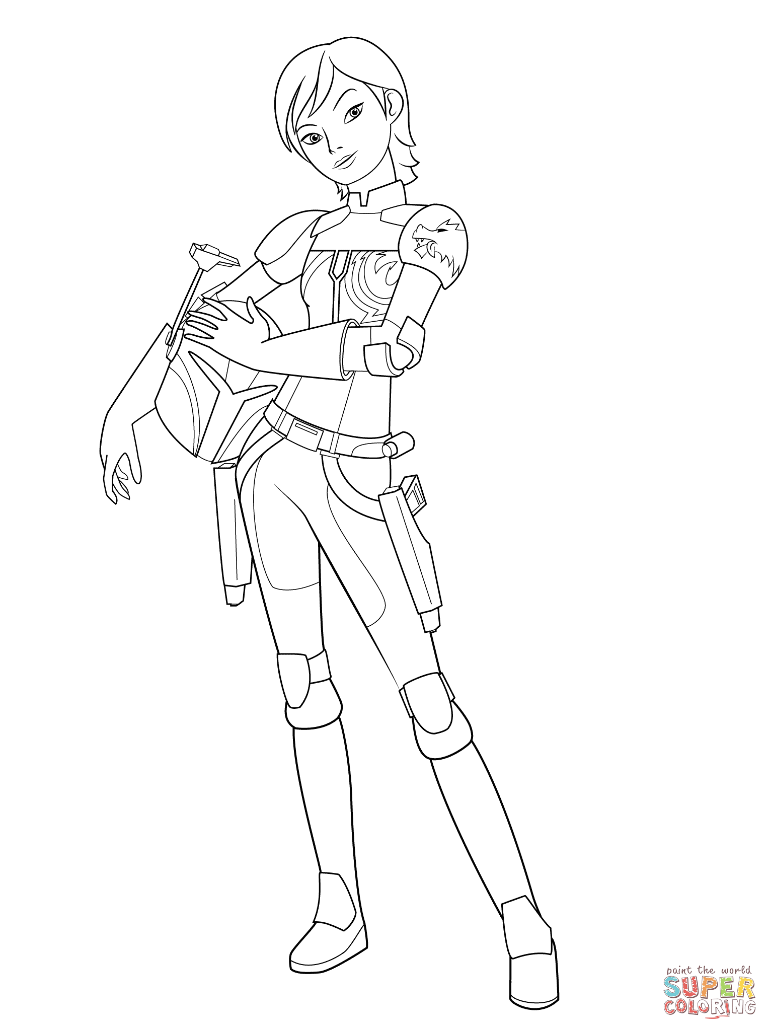 1526x2046 Star Wars Rebels Sabine Coloring Pages