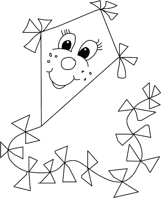 Flying Machines Tracing Pack Coloring Page Kite Coloring Page 623x767 Flying Machines Tracing Pack Coloring Page Kite Coloring Page