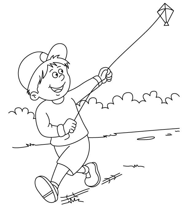 Pictures Of Children Flying Kites Flying Kite Coloring Page1 612x683 Pictures Of Children Flying Kites Flying Kite Coloring Page1