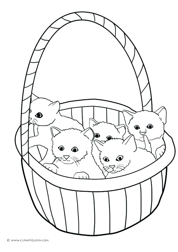 618x875 Cute Kittens Coloring Pages