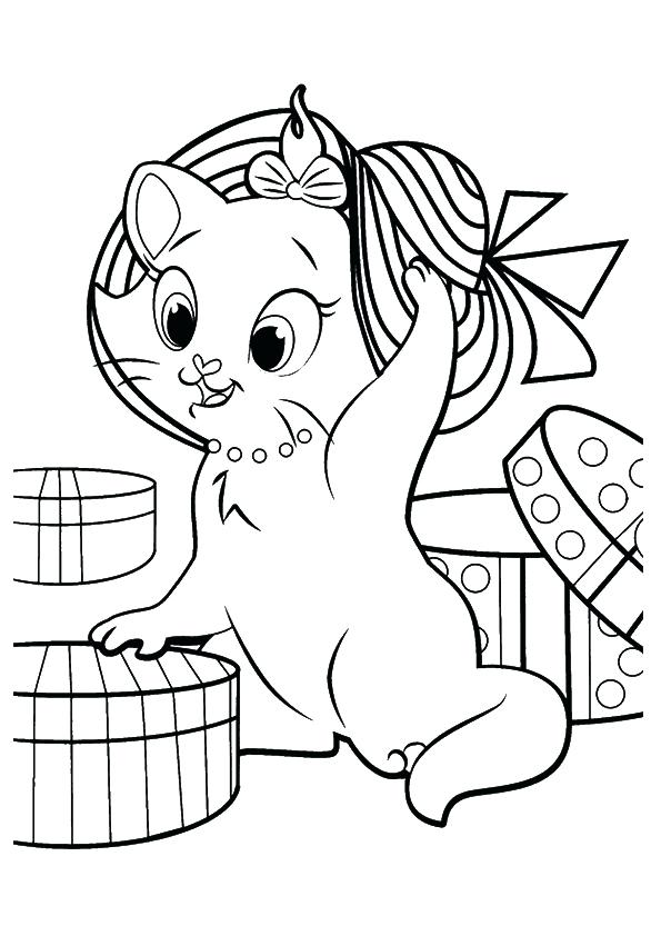 595x842 Printable Kitten Coloring Pages Printable Kitten Coloring Pages