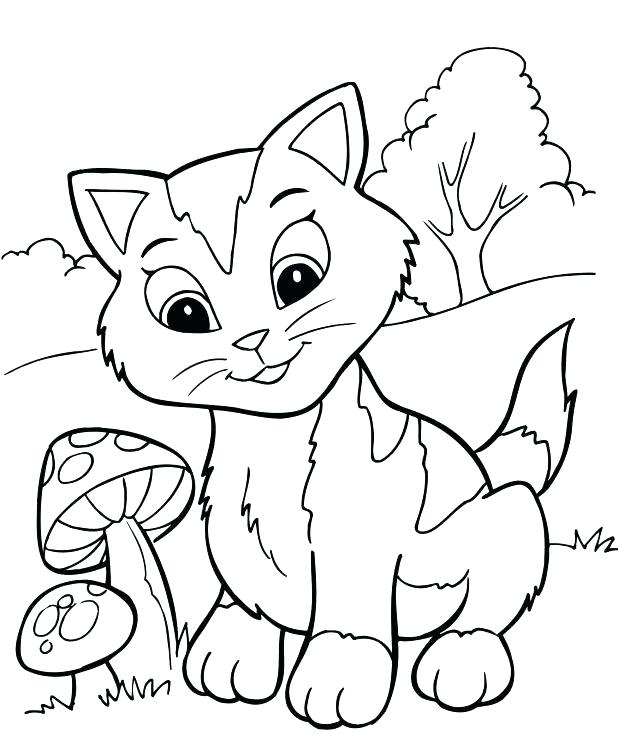 Kitten Coloring Pages Printable Printable Kitten Coloring Pages 618x735 Kitten Coloring Pages Printable Printable Kitten Coloring Pages