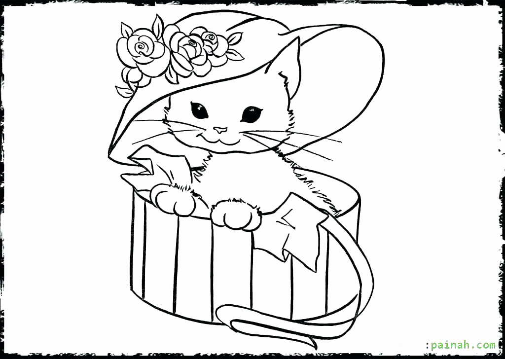 Kittens Coloring Pages To Print Fresh Cute Kitten Coloring Pages 1024x728 Kittens Coloring Pages To Print Fresh Cute Kitten Coloring Pages