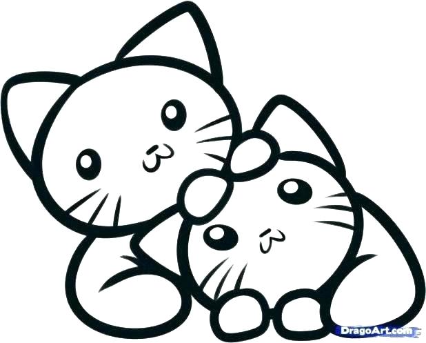 Cute Kitten Coloring Pages Kittens Coloring Pages Printable 618x497 Cute Kitten Coloring Pages Kittens Coloring Pages Printable