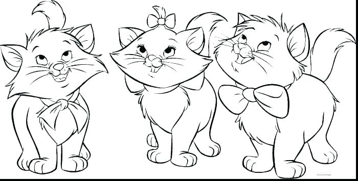 700x355 Kitty Cat Coloring Pages