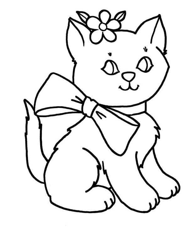 600x734 Cat Pictures To Color Trend Kitty Cat Coloring Pages 20