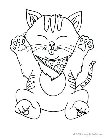 Kitty Cat Coloring Pages Printable Halloween Cats Coloring Pages 363x470 Kitty Cat Coloring Pages Printable Halloween Cats Coloring Pages