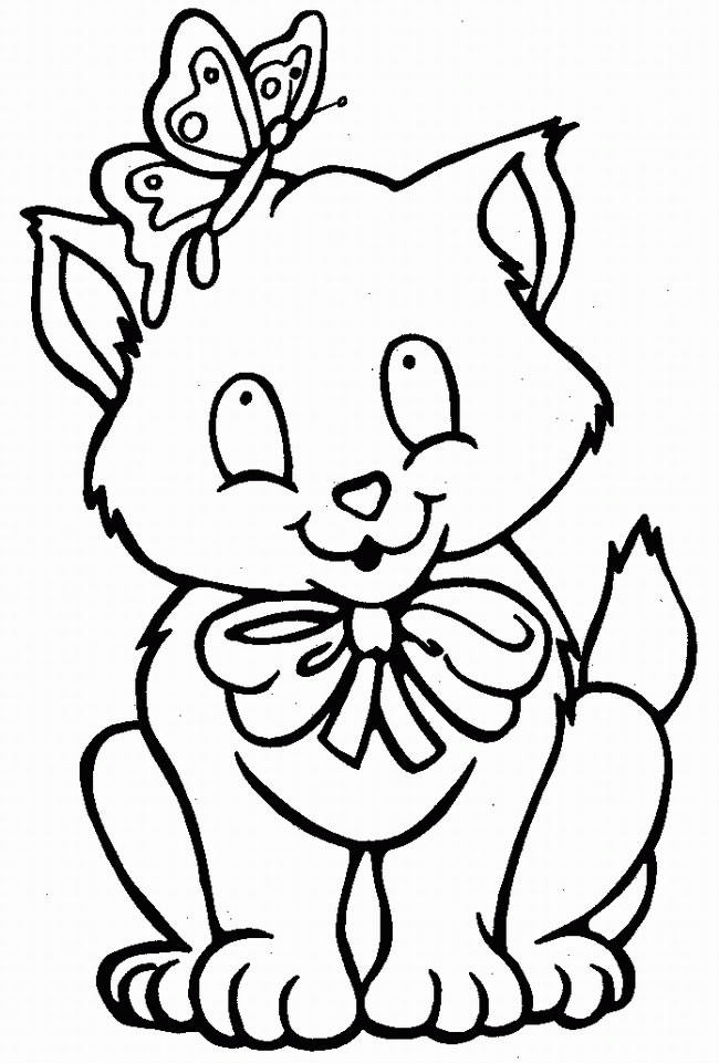 Kitty Coloring Pages Inspirational Kitty Cat Coloring Pages Free 650x961 Kitty Coloring Pages Inspirational Kitty Cat Coloring Pages Free