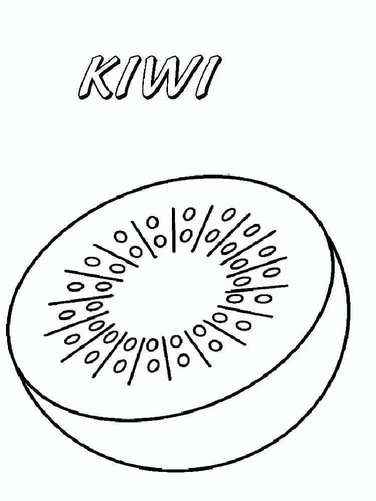 Kiwi Fruit Coloring Pages. Download And Print Kiwi Fruit Coloring 750x1000 Kiwi Fruit Coloring Pages. Download And Print Kiwi Fruit Coloring
