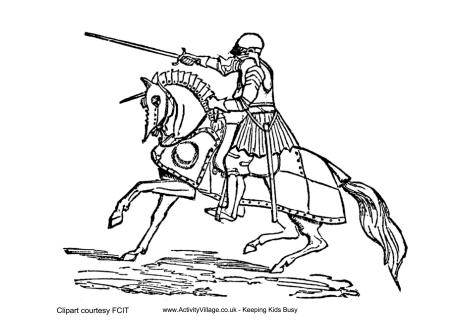460x325 Knight Colouring Pages Knight Coloring Pages