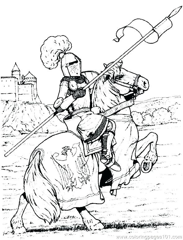590x776 Coloring Pages Of Knights Coloring Pages Of Knights Knight