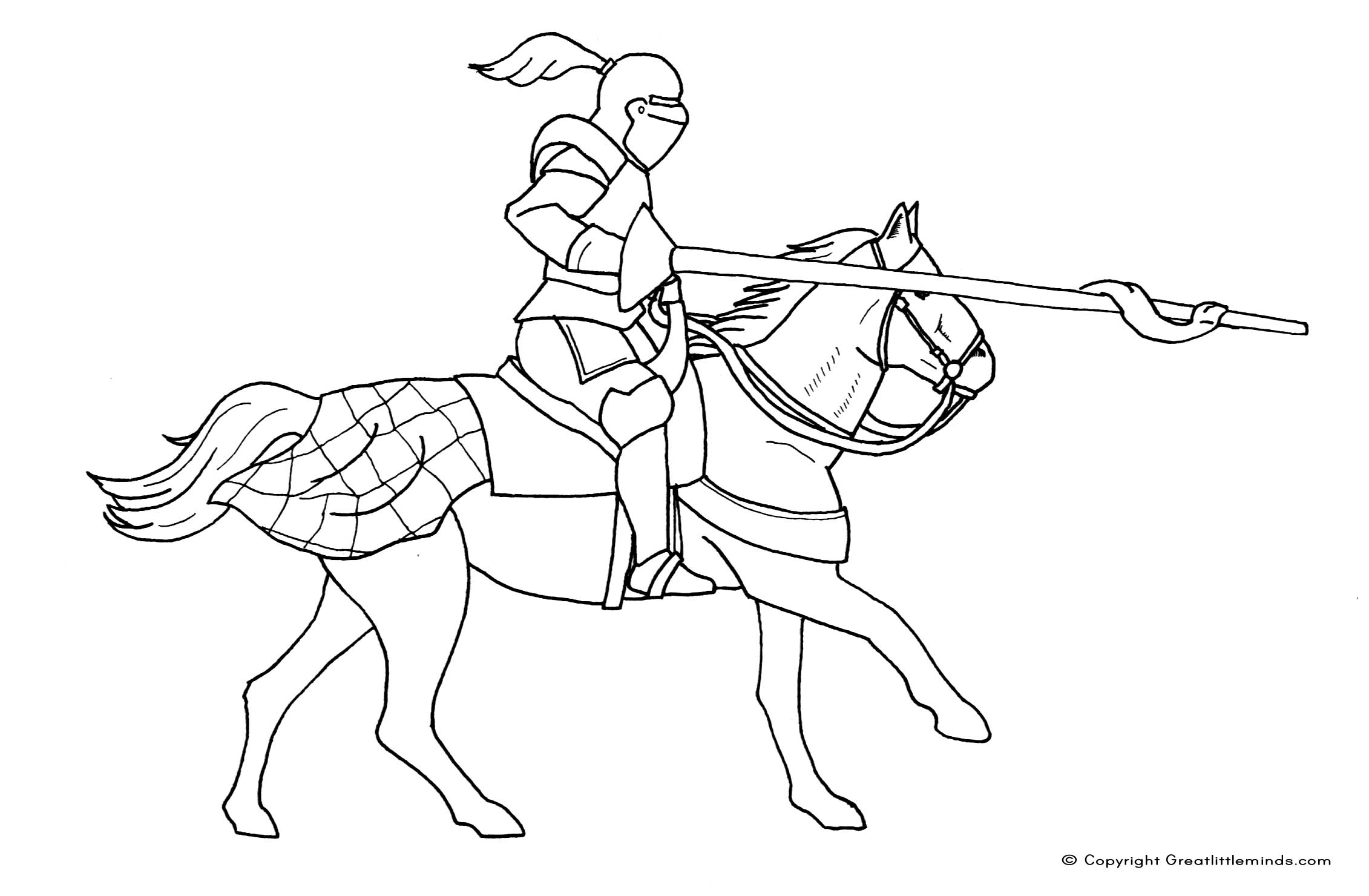 2262x1480 Medieval Knights Horse Coloring Pages