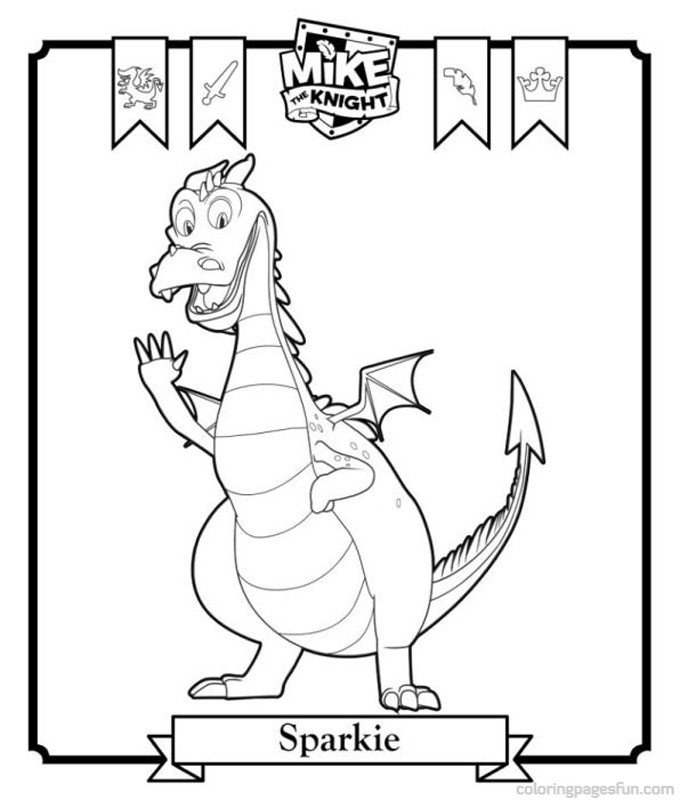 680x800 Mike The Knight Coloring Pages 4 Coloring Pages