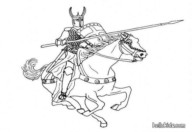 620x427 Knight Coloring Pages Hellokids Knights Coloring Pages