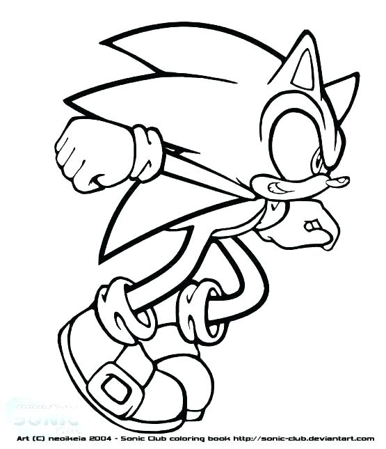 555x645 Sonic The Hedgehog Coloring With Free Printable Sonic Hedgehog