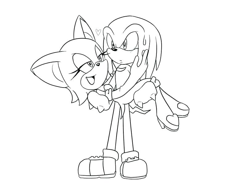 736x610 Knuckles The Echidna Coloring Pages For Knuckles The Echidna