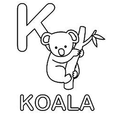 230x230 Koala Coloring Pages
