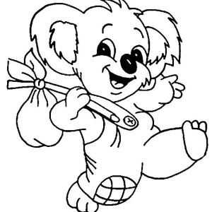 300x300 Top 71 Koala Coloring Pages