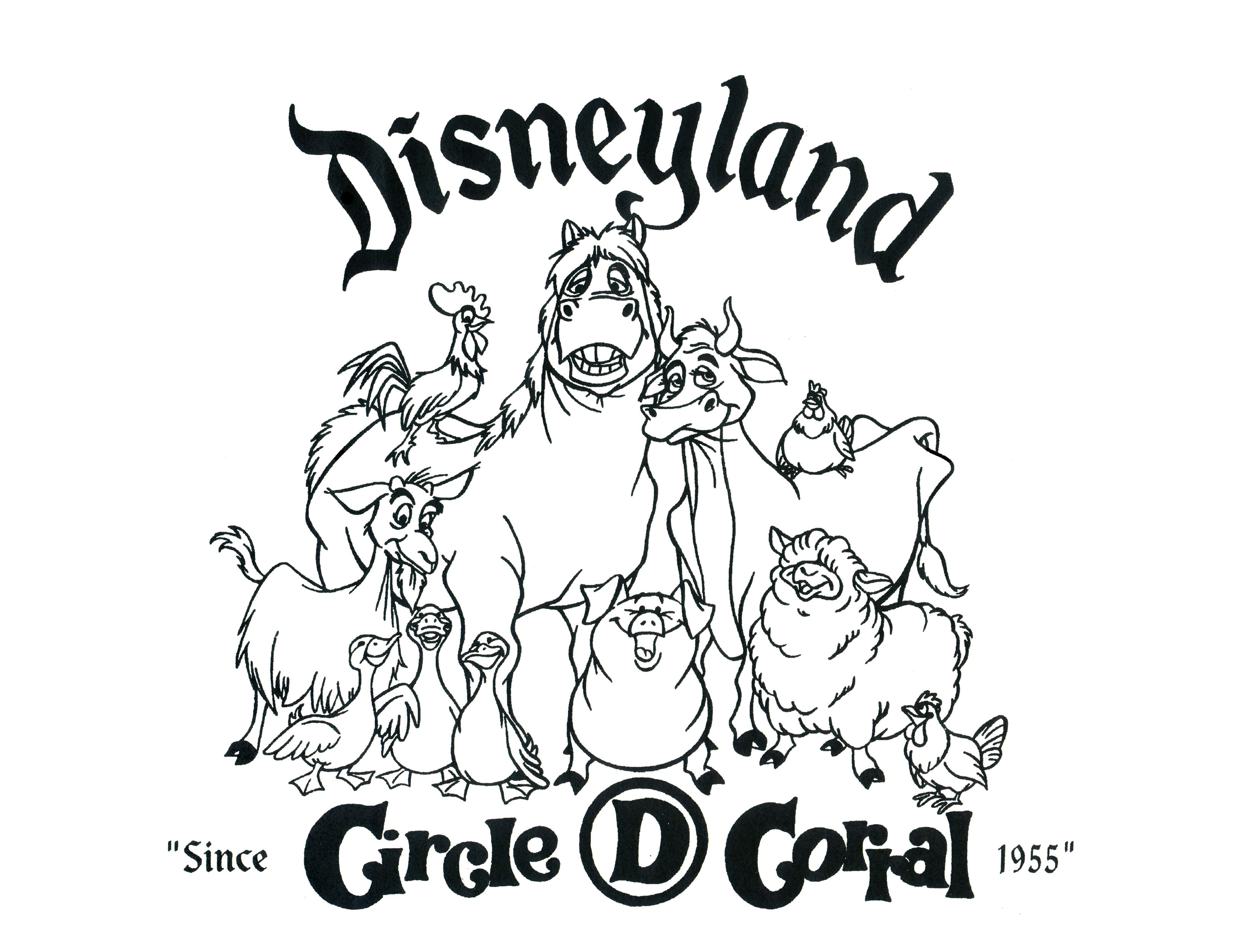 3280x2505 Disneyland's Circle D Corral, Since 1955