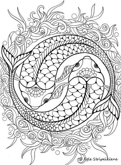 400x545 Adult Fish Coloring Pages Best Of Koi Coloring Adult Coloring