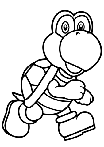 Koopa Coloring Pages 339x480 Koopa Coloring Pages