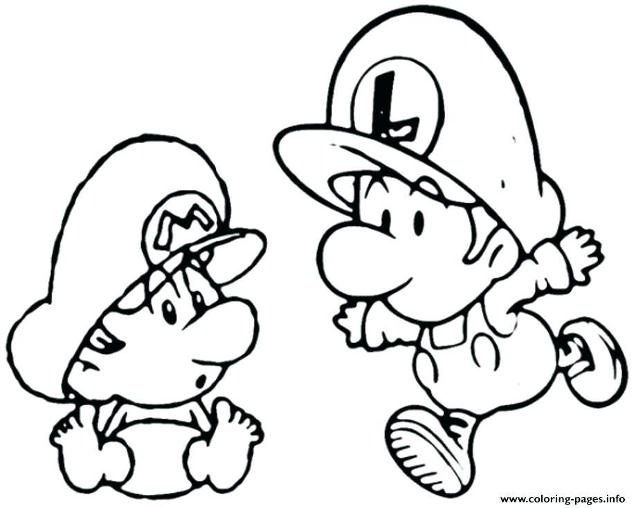 Baby Mario Bros Coloring Pages 919x735 Baby Mario Bros Coloring Pages