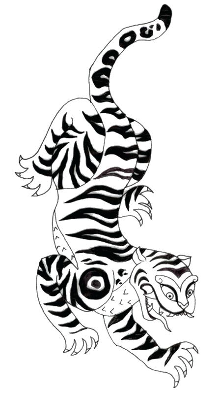 448x800 South Korea Coloring Pages Tiger More Coloring Pages South South