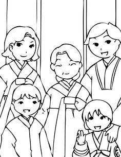 236x305 Korea Coloring Page Print This Page Korean Holidays Coloring