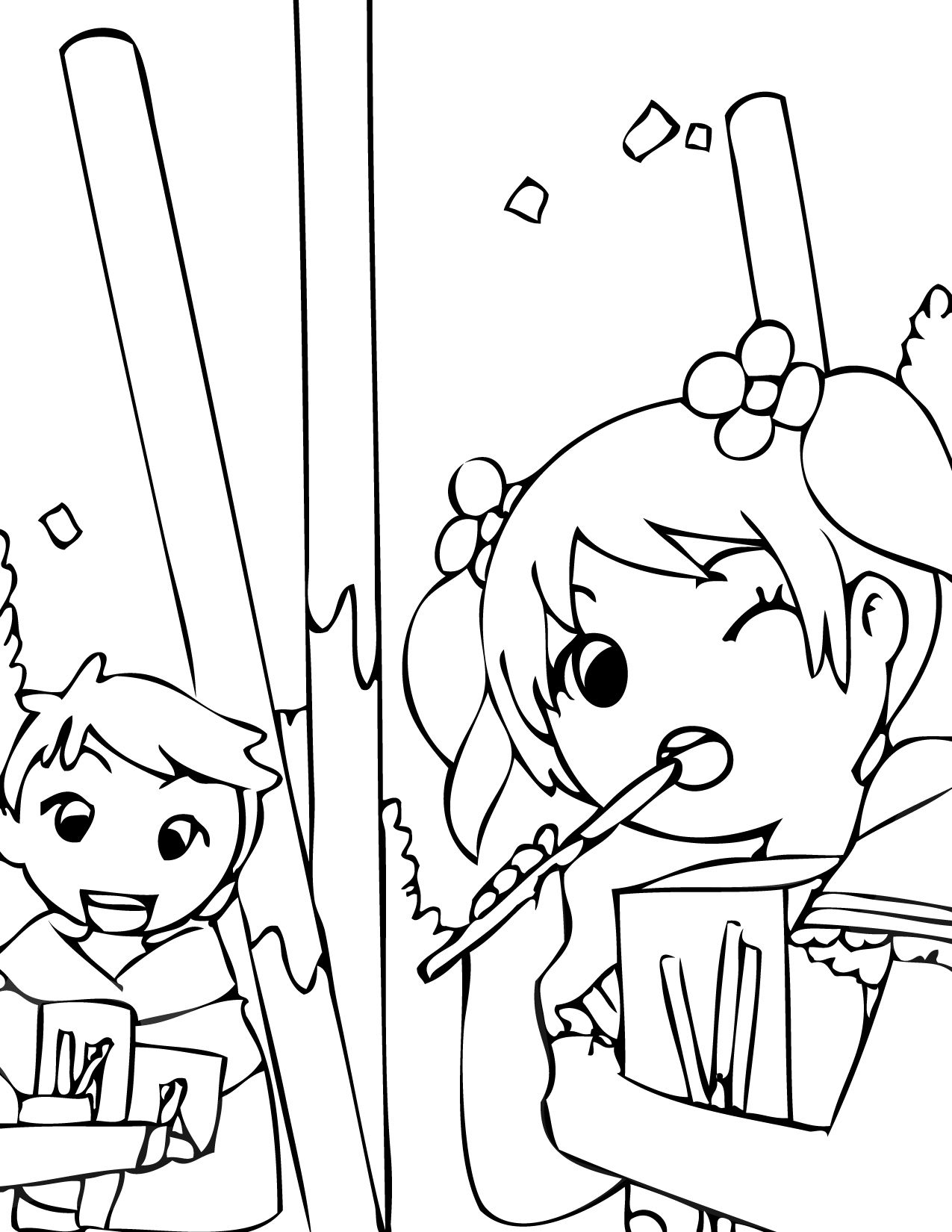 1275x1650 Pepero Day Korean Coloring Pages Activities