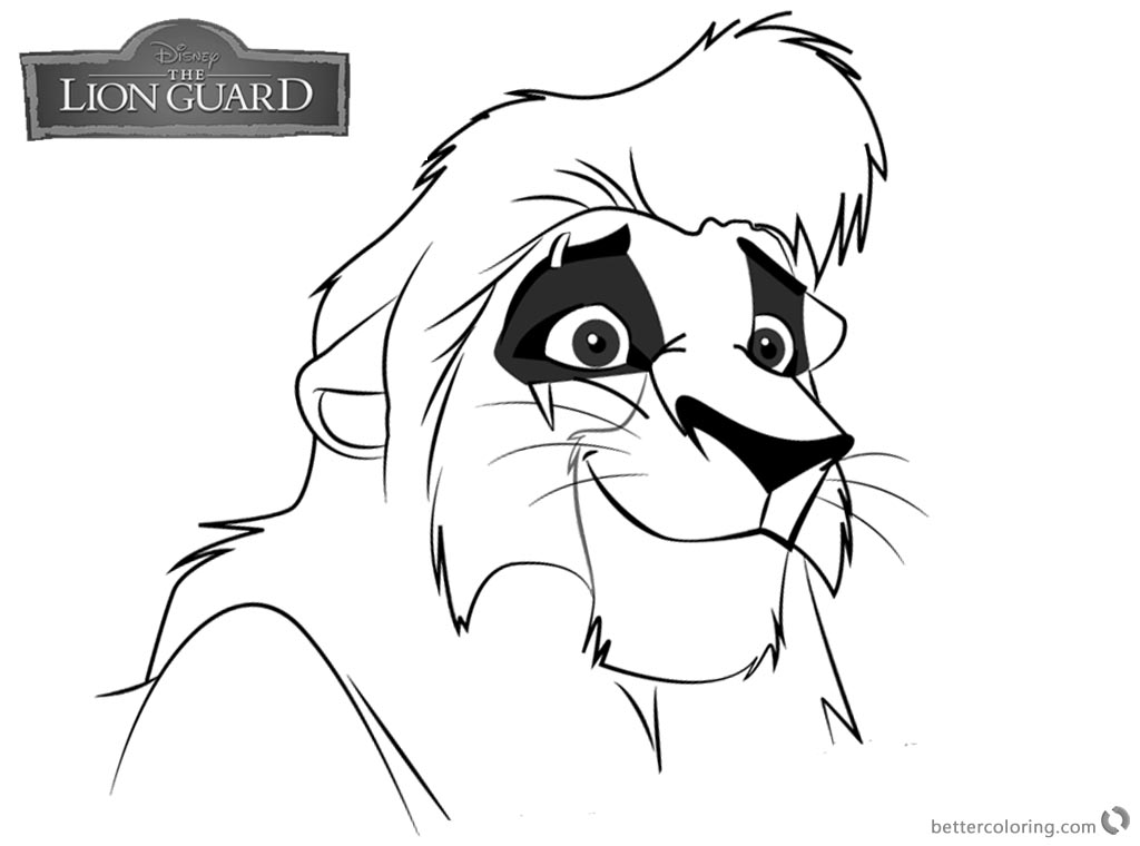 Lion Guard Coloring Pages Kovu 1024x760 Lion Guard Coloring Pages Kovu