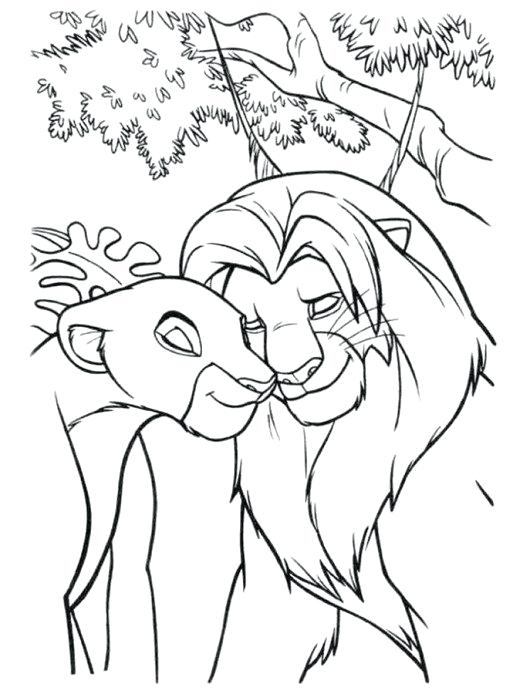 Lion King Color Pages And In Love The Lion King Coloring Page Lion 530x694 Lion King Color Pages And In Love The Lion King Coloring Page Lion