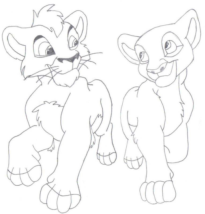 Lion King Coloring Pages Kiara And Kovu 876x911 Lion King Coloring Pages Kiara And Kovu