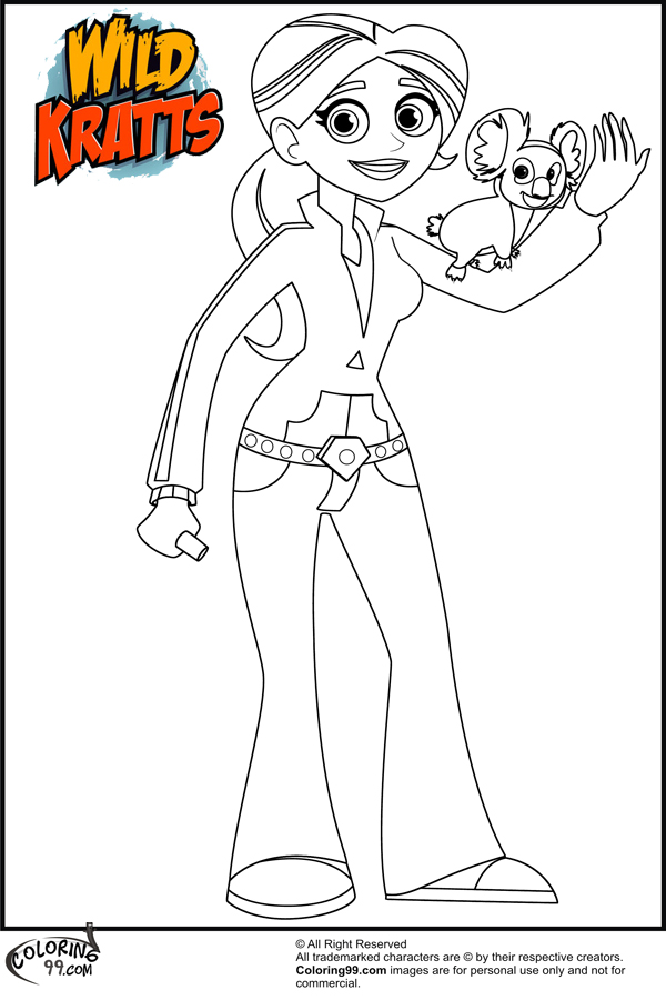 600x900 Wild Kratts Coloring Pages