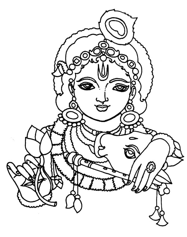 Krishna Coloring Pages at GetColorings.com | Free printable colorings ...