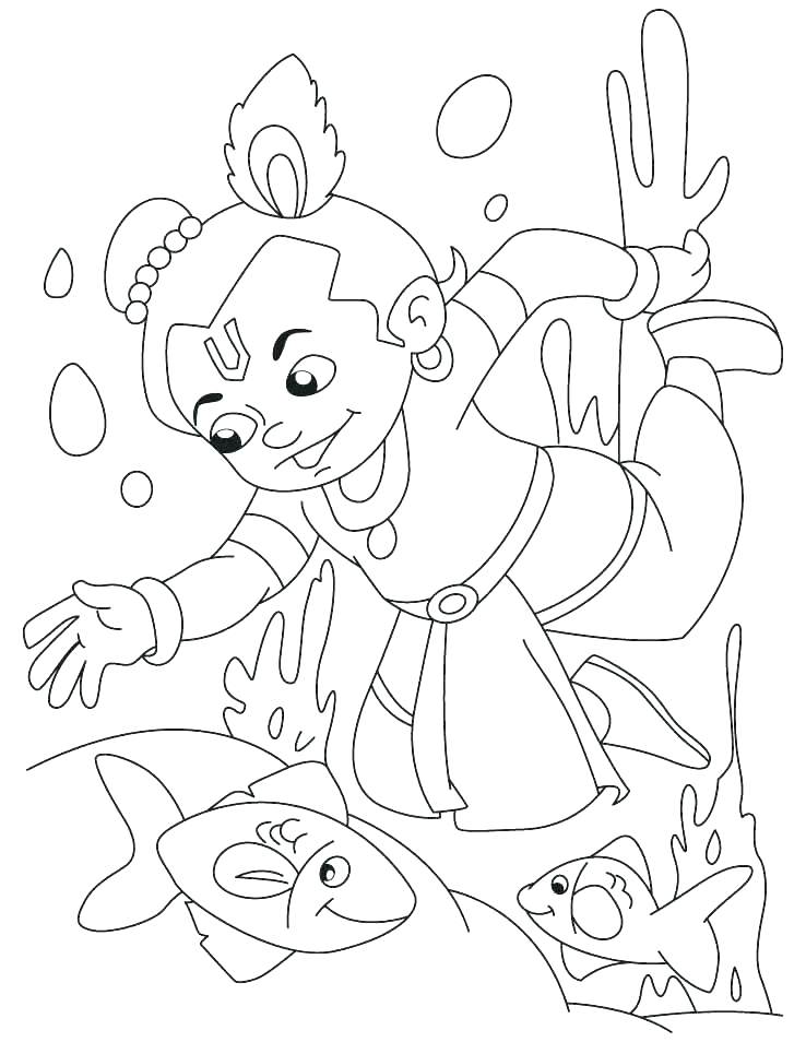 738x954 Coloring Pages Of Krishna Coloring Pages Lord Krishna