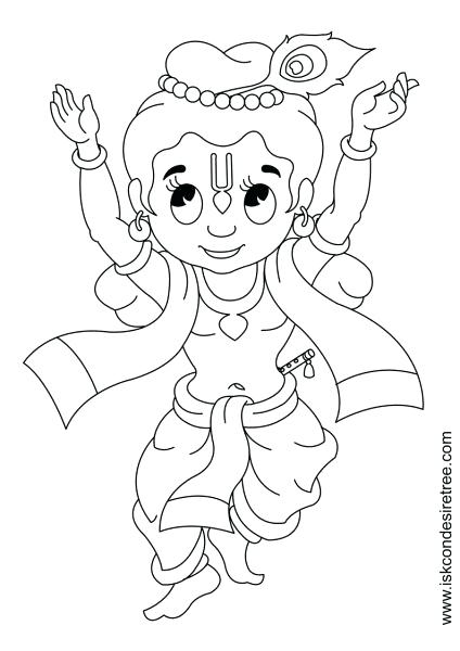 424x600 Coloring Pages Of Krishna Or Coloring Page Image Coloring Pages