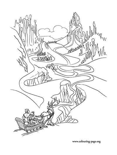Kristoff Coloring Page