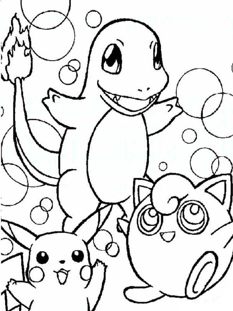 750x1000 Free Printable Pokemon Coloring Pages.