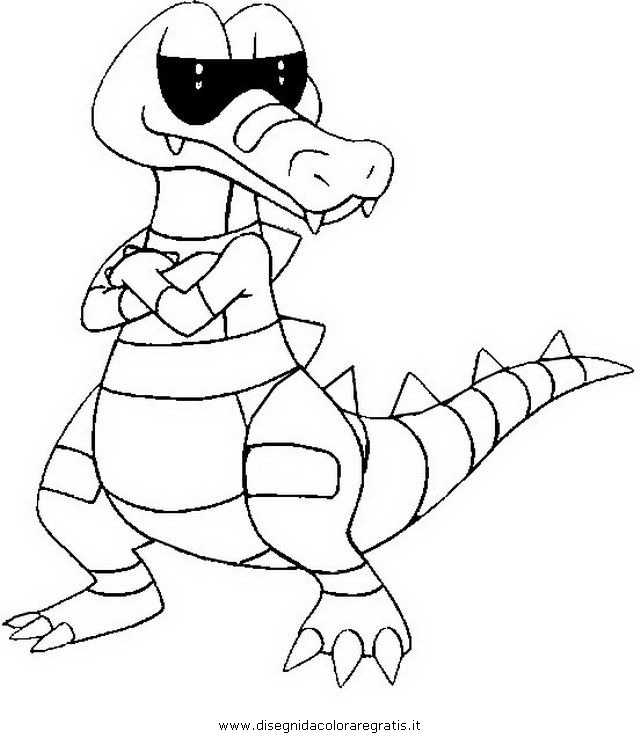 640x740 Pokemon Krokorok Coloring Pages