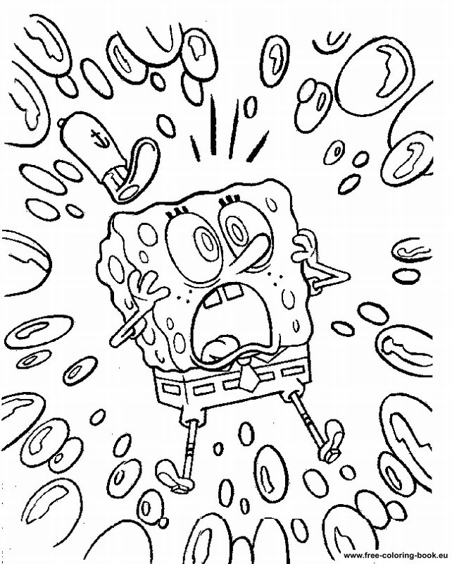 642x800 Coloring Pages Spongebob