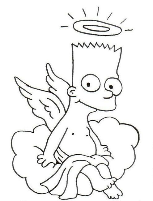 Simpsons Coloring Pages To Print Out Bart And Family Coloring 495x650 Simpsons Coloring Pages To Print Out Bart And Family Coloring