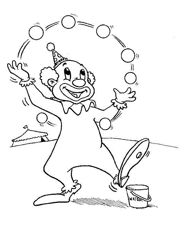 Clown Coloring Pages 360coloringpages 650x850 Clown Coloring Pages 360coloringpages