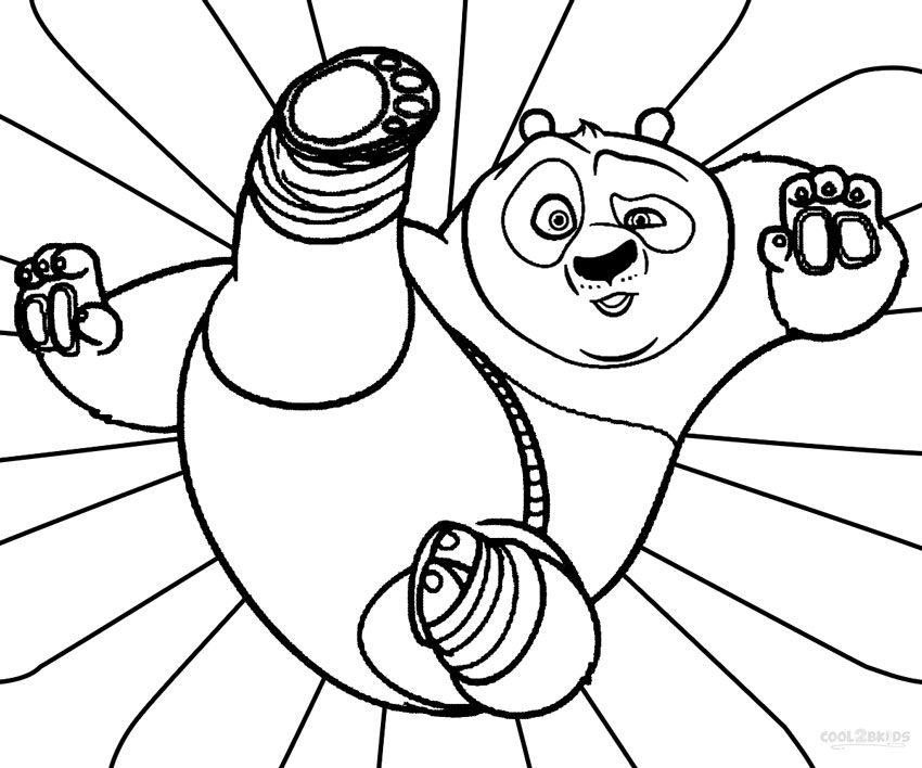 850x708 Kung Fu Panda Coloring Pages Free Printable
