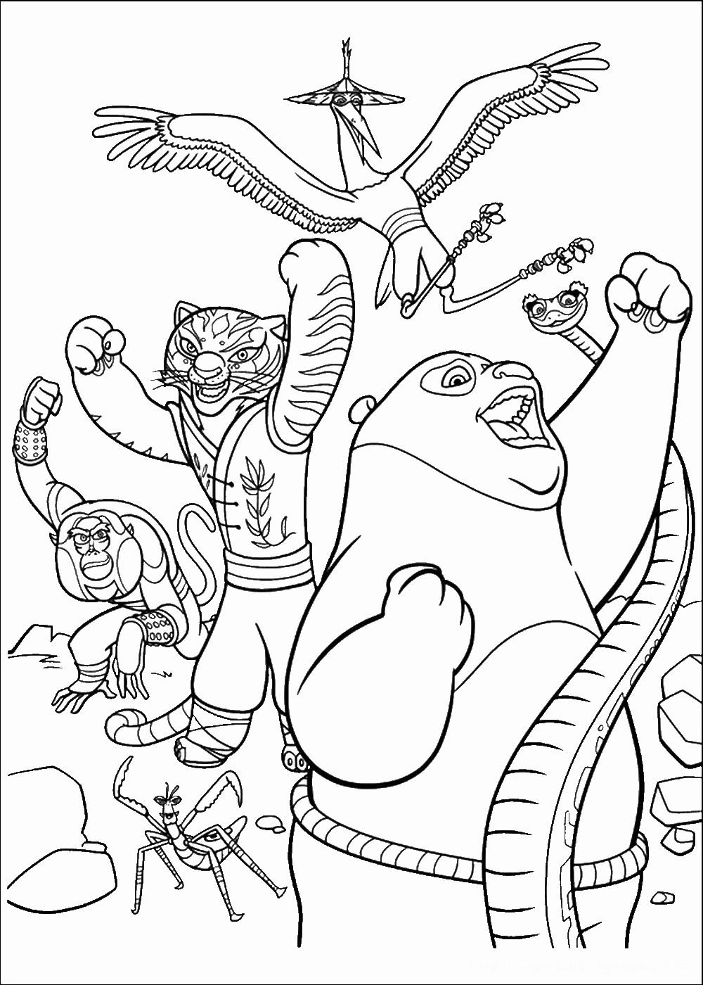 1000x1400 Fu Panda Coloring Pages New Coloring Sheets